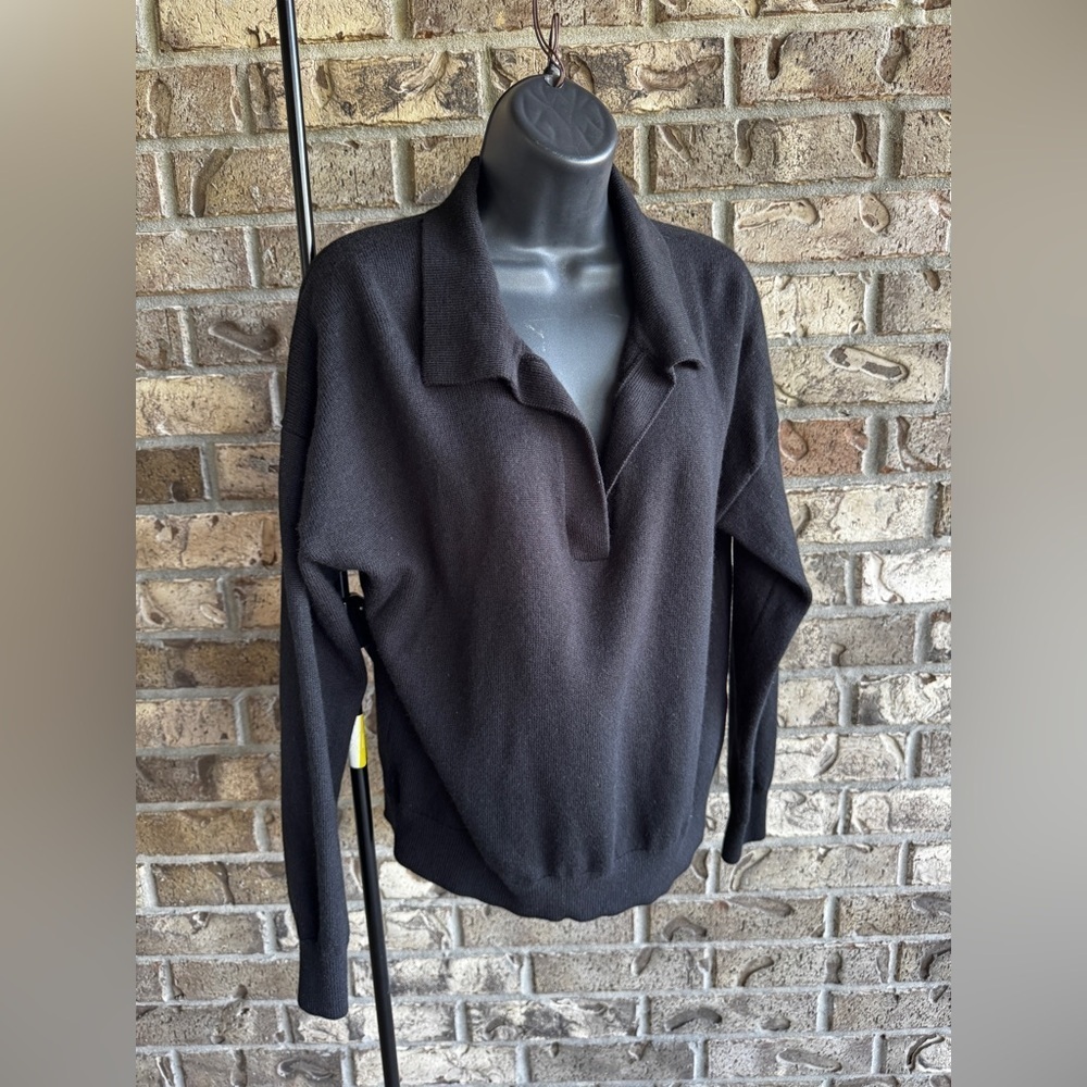 Wilfred Clara Merino Wool Polo Sweater Size L - Picture 5 of 12